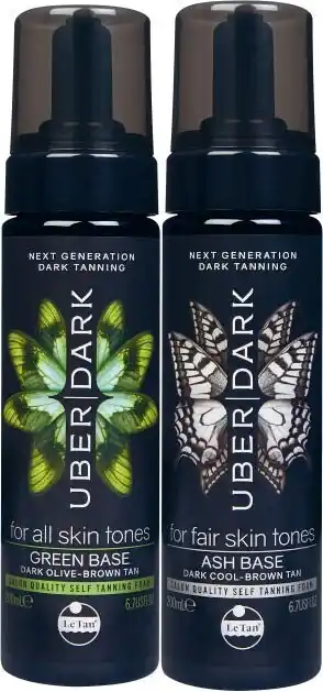 Coles Le Tan Uber Dark Green Base or Ash Base Tan Foam 200mL offer