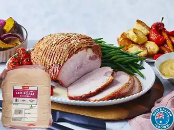 Coles Coles Australian Pork Leg Roast Boneless offer