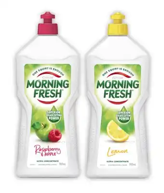 Coles Morning Fresh Dishwashing Liquid 900mL offer