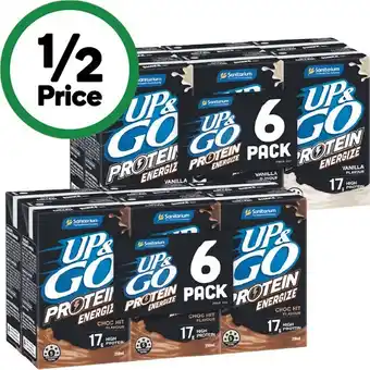 Woolworths Sanitarium Up & Go Energize 6 x 250ml offer