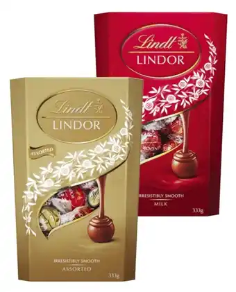 Coles Lindt Cornet 327g-333g offer