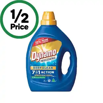 Woolworths Dynamo Professional Laundry Liquid 2 Litre offer