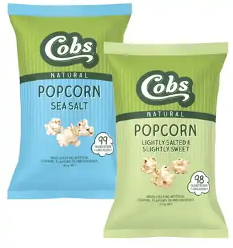 Coles Cobs Popcorn 80g-120g offer