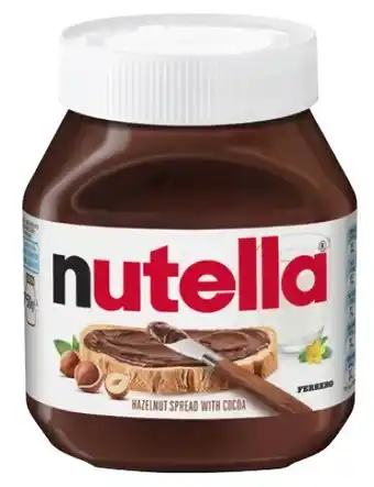 Coles Nutella Hazelnut Chocolate Spread 750g offer