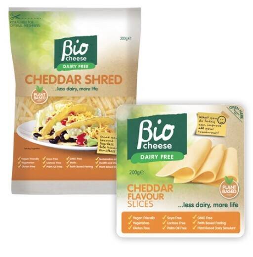 Bio Cheese Dairy Free Cheddar Slices and Shred 200g offer at Coles