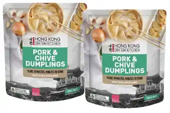 Coles Hong Kong Dim Sim Pork & Chive Dumplings 300g offer