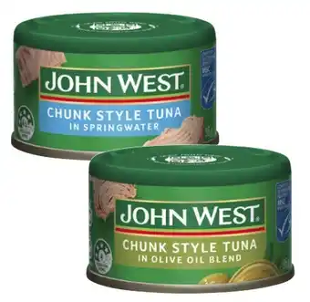 Coles John West Tuna Tempters 95g offer