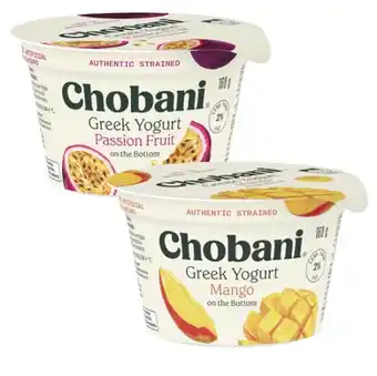 Coles Chobani Greek Yogurt 160g offer