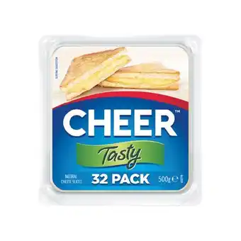 Woolworths Cheer Natural Cheese Slices 500g offer