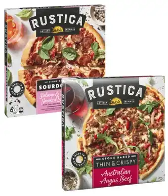 Coles McCain Rustica Pizza 335g-445g offer