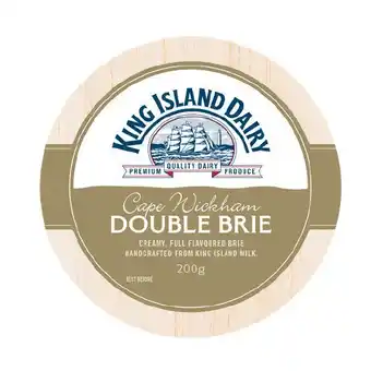 Woolworths King Island Brie or Camembert Varieties 175-200g – From the Deli offer