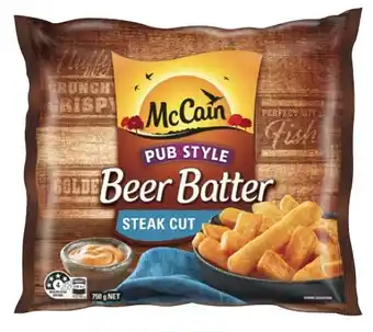 Coles McCain Beer Batter Chips 750g offer