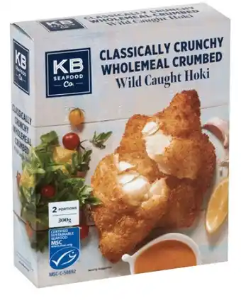 Coles KB's Hoki Fillets 300g offer