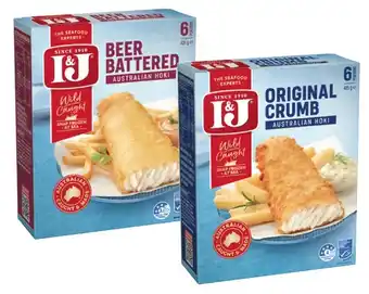 Coles I&J Fish Fillets 425g offer