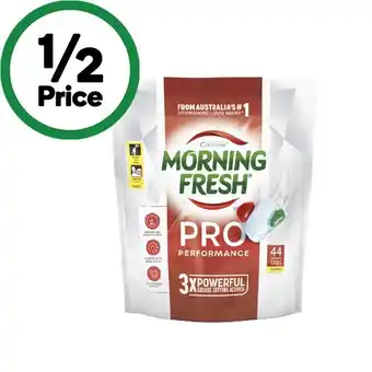 Woolworths Morning Fresh Pro Performance Dishwasher Tablets Pk 44 offer