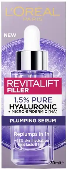 Coles L'Oréal Revitalift Filler Plumping Serum 30mL offer