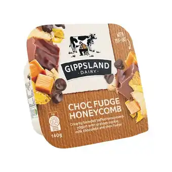 Woolworths Gippsland Dairy Yoghurt Mix-Ins 140g – From the Fridge offer