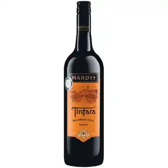 Woolworths Hardy’s Tintara Shiraz 750ml offer