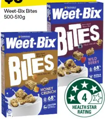 Woolworths Weet-Bix Bites 500-510g offer