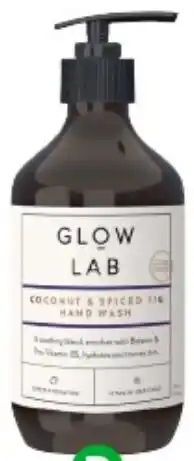 Woolworths Glow Lab Hand Wash Pump 300ml offer