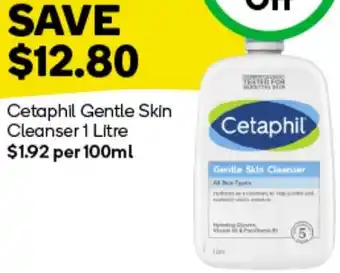 Woolworths Cetaphil Gentle Skin Cleanser 1 Litre offer