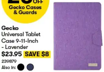 Gecko Universal Tablet Case 9-11-Inch - Lavender