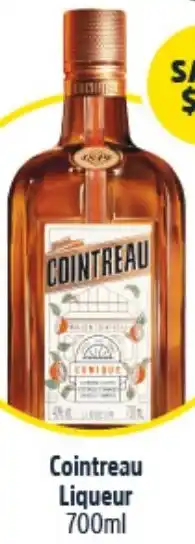 Woolworths Cointreau Liqueur 700ml offer