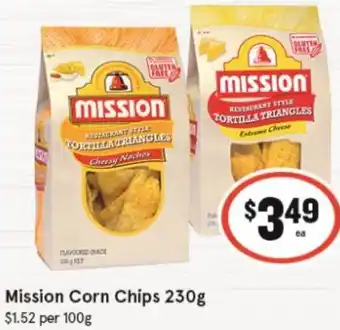 IGA Mission Corn Chips 230g offer