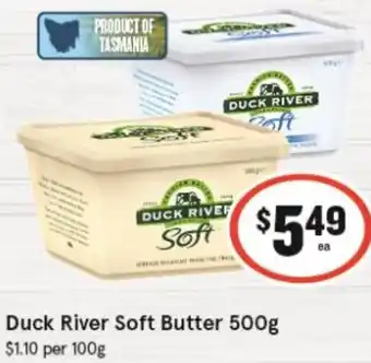 IGA Duck River Soft Butter 500g offer