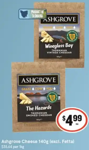 IGA Ashgrove Cheese 140g offer