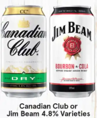 IGA Canadian Club or Jim Beam offer