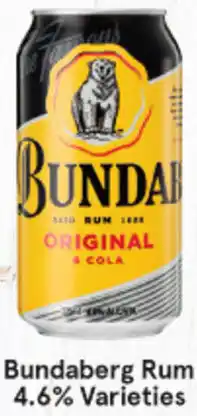 IGA Bundaberg Rum offer