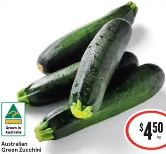 IGA Australian Green Zucchini offer