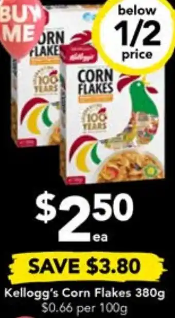 Drakes Kellogg's Corn Flakes 380g offer