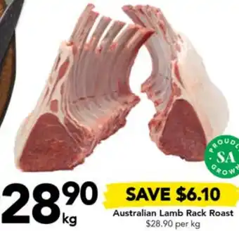 Drakes Australian Lamb Rack Roast offer