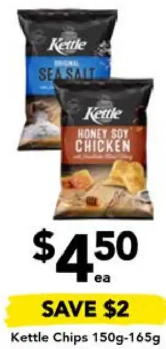 Drakes Kettle Chips 150g-165g offer