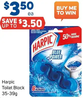 Foodland Harpic Toilet Block 35-39g offer