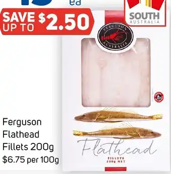 Foodland Ferguson Flathead Fillets 200g offer