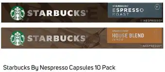 Foodland Starbucks By Nespresso Capsules 10 Pack offer