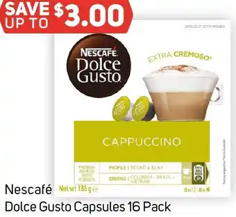 Foodland Nescafé Dolce Gusto Capsules 16 Pack offer