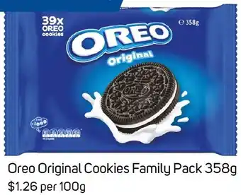 Foodland Oreo Original Cookies Family Pack 358g offer