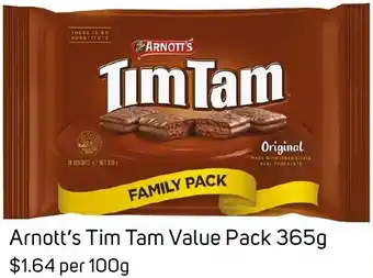 Foodland Arnott's Tim Tam Value Pack 365g offer