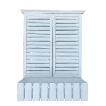 Mitre 10 Greenleaf Timber Mirror with Shutters & Fence 580 x 750mm offer