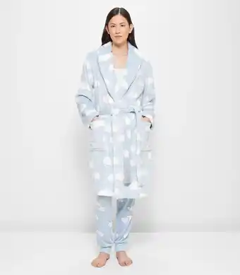 Cosy Jacquard Sleep Dressing Gown