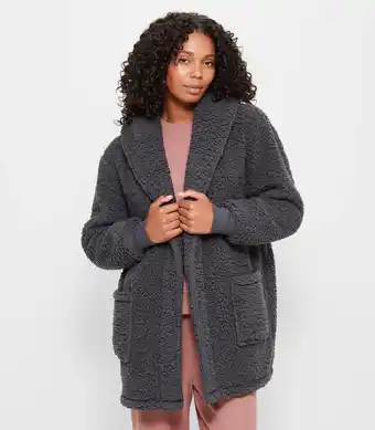 Sherpa Sleep Cardigan - Washed Periscope