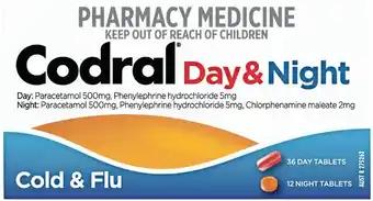 Soul Pattinson Chemist Codral Day & Night Cold & Flu 48 Tablets offer