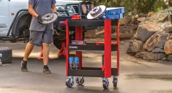SuperCheap Auto ToolPRO Heavy Duty Service Cart offer