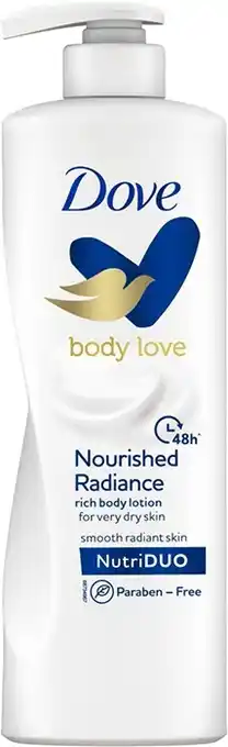 BIG W Dove Body Love Nourished Radiance Body Lotion 400ml offer