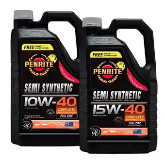 SuperCheap Auto Selected Penrite 5L Semi Synthetic Engine Oils offer