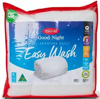 BIG W Tontine Good-Night Easy Wash Quilt - Queen offer